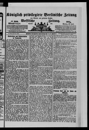 Königlich privilegirte Berlinische Zeitung von Staats- und gelehrten Sachen vom 26.06.1911