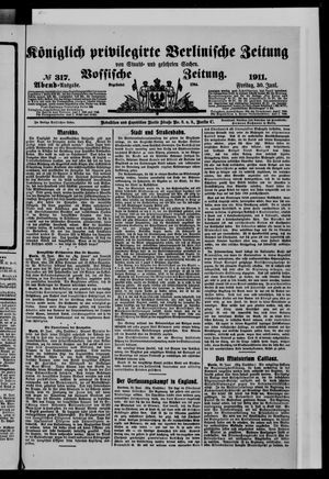 Königlich privilegirte Berlinische Zeitung von Staats- und gelehrten Sachen vom 30.06.1911