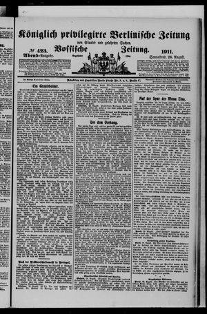 Königlich privilegirte Berlinische Zeitung von Staats- und gelehrten Sachen vom 26.08.1911