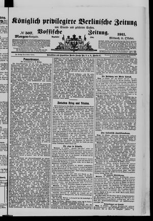 Königlich privilegirte Berlinische Zeitung von Staats- und gelehrten Sachen vom 11.10.1911