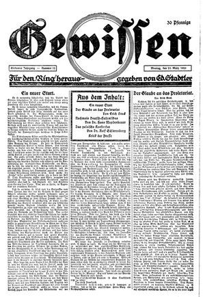 Gewissen vom 23.03.1925