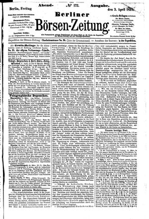 Berliner Börsen-Zeitung vom 03.04.1857