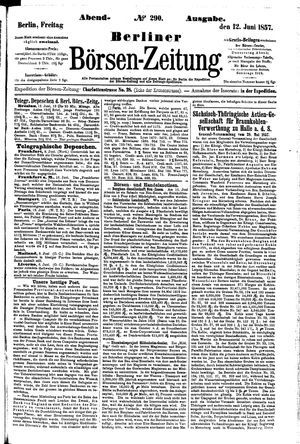 Berliner Börsen-Zeitung on Jun 12, 1857