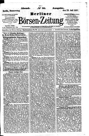 Berliner Börsen-Zeitung vom 23.07.1857