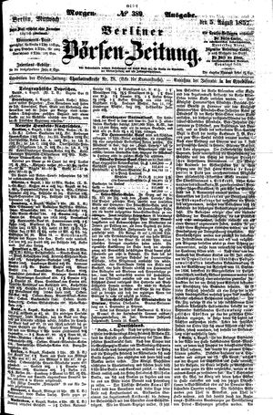 Berliner Börsen-Zeitung vom 05.08.1857