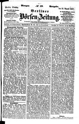 Berliner Börsen-Zeitung vom 11.08.1857