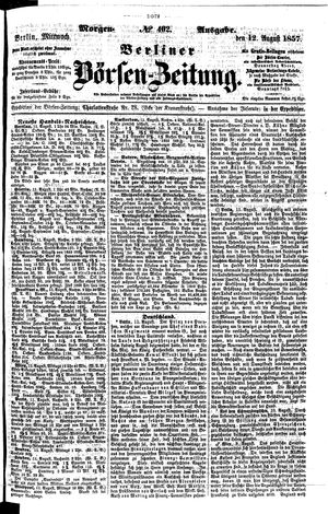 Berliner Börsen-Zeitung vom 12.08.1857