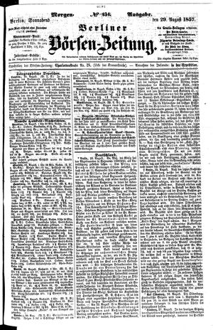 Berliner Börsen-Zeitung on Aug 29, 1857