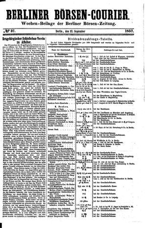 Berliner Börsen-Zeitung vom 17.09.1857