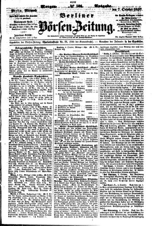Berliner Börsen-Zeitung on Oct 7, 1857