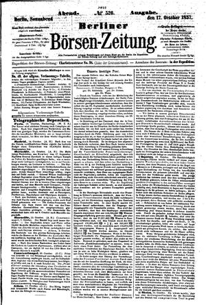 Berliner Börsen-Zeitung on Oct 17, 1857