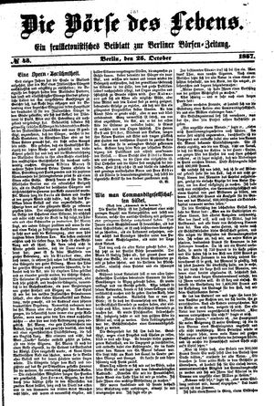 Berliner Börsen-Zeitung vom 25.10.1857