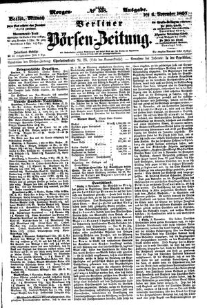 Berliner Börsen-Zeitung on Nov 4, 1857