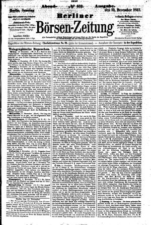 Berliner Börsen-Zeitung on Dec 13, 1857
