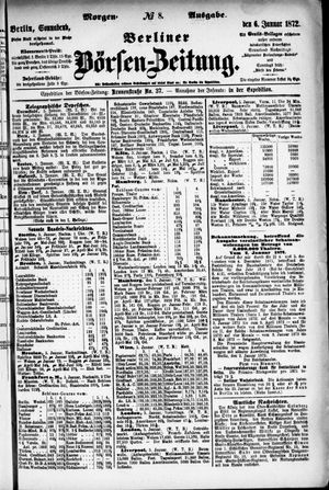 Berliner Börsen-Zeitung vom 06.01.1872
