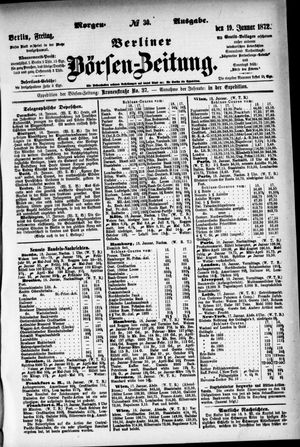 Berliner Börsen-Zeitung vom 19.01.1872
