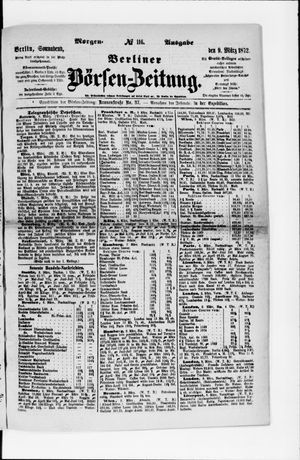 Berliner Börsen-Zeitung vom 09.03.1872