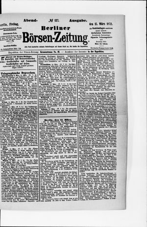 Berliner Börsen-Zeitung vom 15.03.1872