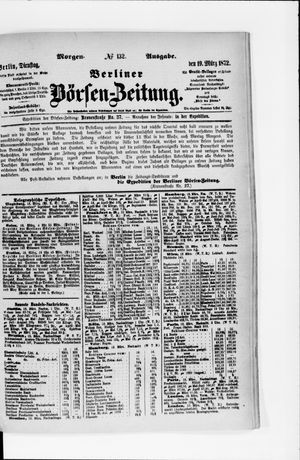 Berliner Börsen-Zeitung vom 19.03.1872