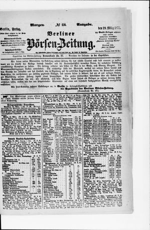 Berliner Börsen-Zeitung vom 29.03.1872