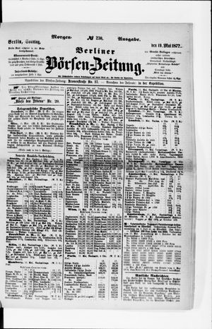 Berliner Börsen-Zeitung on May 19, 1872