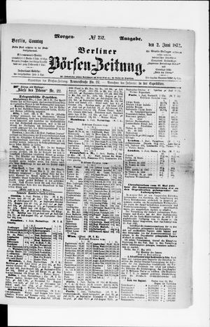 Berliner Börsen-Zeitung vom 02.06.1872
