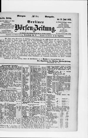 Berliner Börsen-Zeitung on Jun 21, 1872
