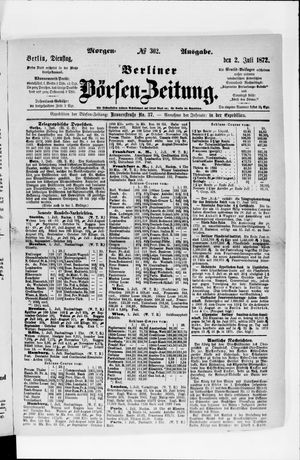 Berliner Börsen-Zeitung vom 02.07.1872