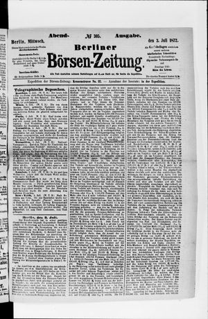 Berliner Börsen-Zeitung on Jul 3, 1872