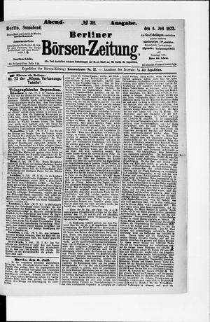 Berliner Börsen-Zeitung on Jul 6, 1872