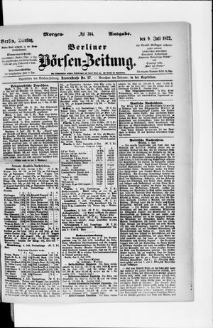Berliner Börsen-Zeitung vom 09.07.1872