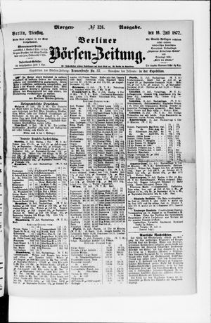 Berliner Börsen-Zeitung vom 16.07.1872