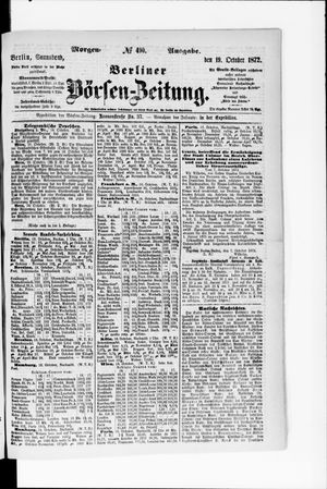 Berliner Börsen-Zeitung on Oct 19, 1872