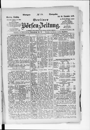 Berliner Börsen-Zeitung vom 10.12.1872