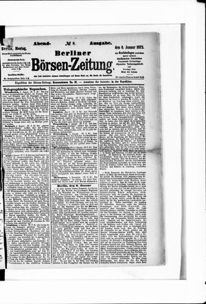 Berliner Börsen-Zeitung vom 06.01.1873