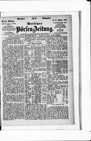 Berliner Börsen-Zeitung vom 19.02.1873