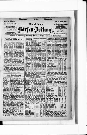 Berliner Börsen-Zeitung vom 02.03.1873
