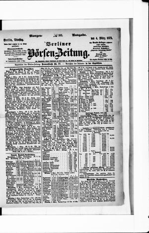 Berliner Börsen-Zeitung vom 04.03.1873