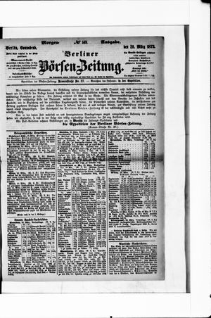Berliner Börsen-Zeitung vom 29.03.1873