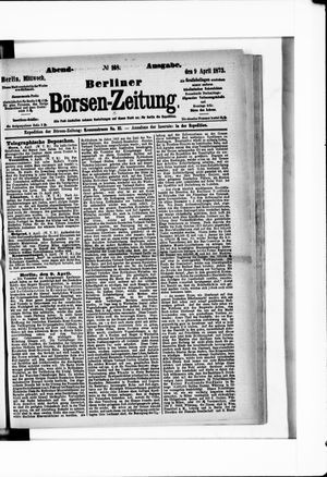 Berliner Börsen-Zeitung vom 09.04.1873
