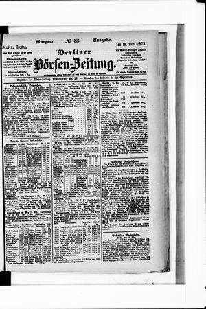 Berliner Börsen-Zeitung on May 16, 1873