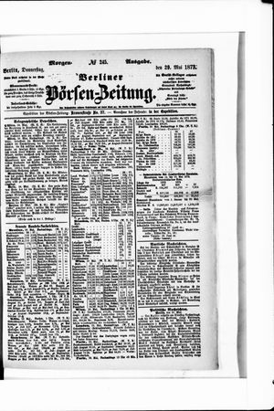 Berliner Börsen-Zeitung vom 29.05.1873