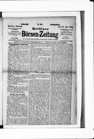 Berliner Börsen-Zeitung vom 10.06.1873