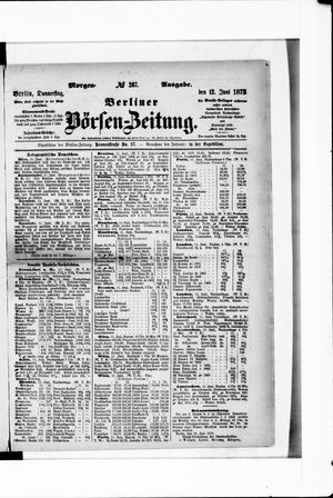Berliner Börsen-Zeitung on Jun 12, 1873
