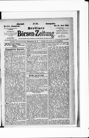 Berliner Börsen-Zeitung vom 14.06.1873