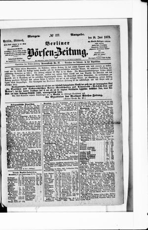 Berliner Börsen-Zeitung on Jun 18, 1873