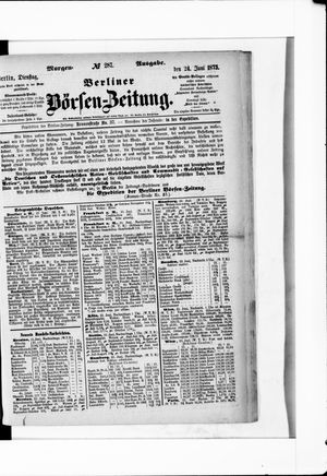 Berliner Börsen-Zeitung on Jun 24, 1873
