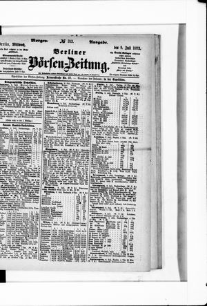 Berliner Börsen-Zeitung vom 09.07.1873