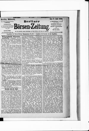 Berliner Börsen-Zeitung vom 09.07.1873