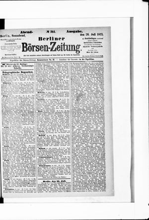 Berliner Börsen-Zeitung vom 26.07.1873